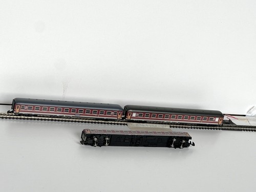 Z Scale , Set 3 Carrozze Fs . Rosso Fegato , 2 cl E 1cl . 2 Seconda 1 di Prima - Foto 11 di 11
