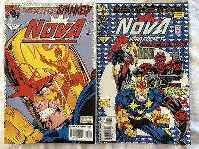 NOVA VOLUME 2 TWO ISSUE LOT #2 VERY FINE/NEAR MINT & #13 F/VF MARVEL COMICS 1993