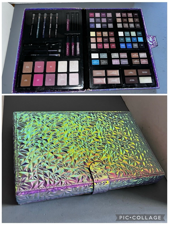 NEU ULTA HOLOGRAPHIC Makeup Silber Beauty Box Prism Edition 92 Teile nur 89 Teile