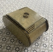 Art Deco Style Vintage Metal Cigarettes Case