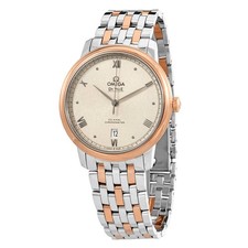 Omega De Ville Prestige Chronometer Automatic White Dial Men's Watch