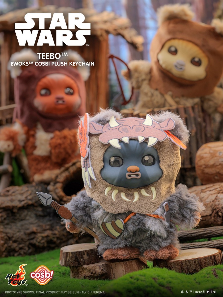 Hot Toys x Disney+ PPLU114N Star Wars Ewoks Cosbi Plush Keychain