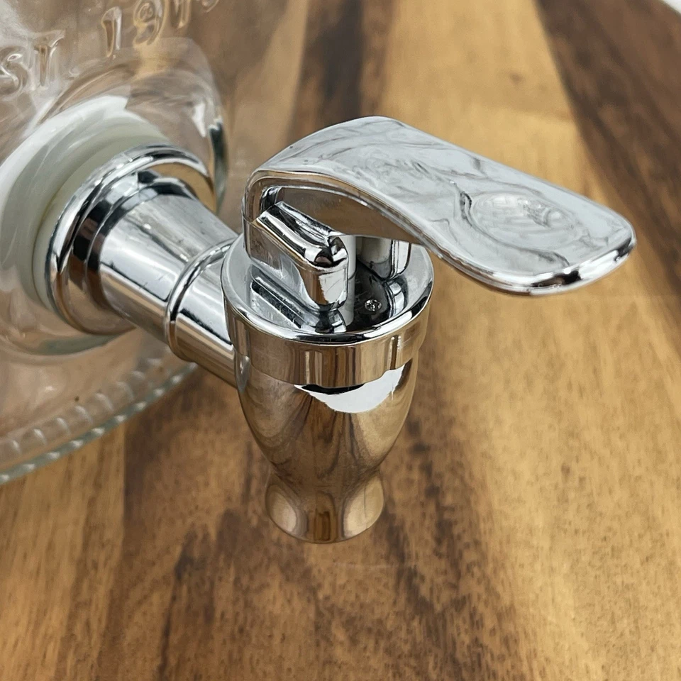 Nantucket Old Fashioned Glassware Co. 2 gal. Dispensador de bebidas con tapa de cerámica Foto 3 de 4