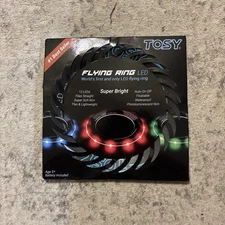 TOSY Flying Ring - 16 Million Color RGB or 12 LEDs, Super Bright, Lost Blue 