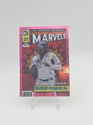 2022 Panini Donruss - Marvels Vladimir Guerrero Jr. #M-7 Pink Fireworks