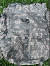 Large Rucksack Field Pack Complete Frame Pouches Straps ACU