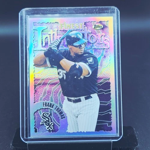 2016 Topps Finest - 1996 Finest Intimidators Frank Thomas #96FI-FT Refractor SP