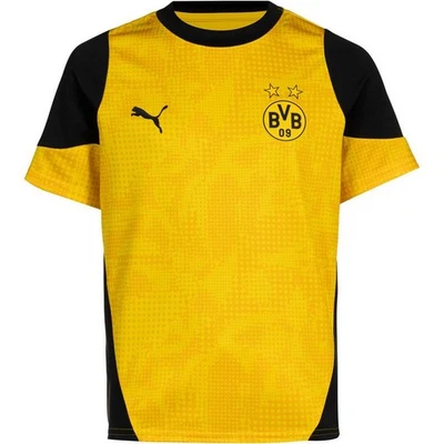 PUMA Borussia Dortmund Kinder-Fanshirt – Faster Yellow/Black
