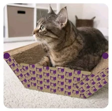 Catnip-Infused Corrugate Cat Scratcher & Lounge Super Scratcher Chaise