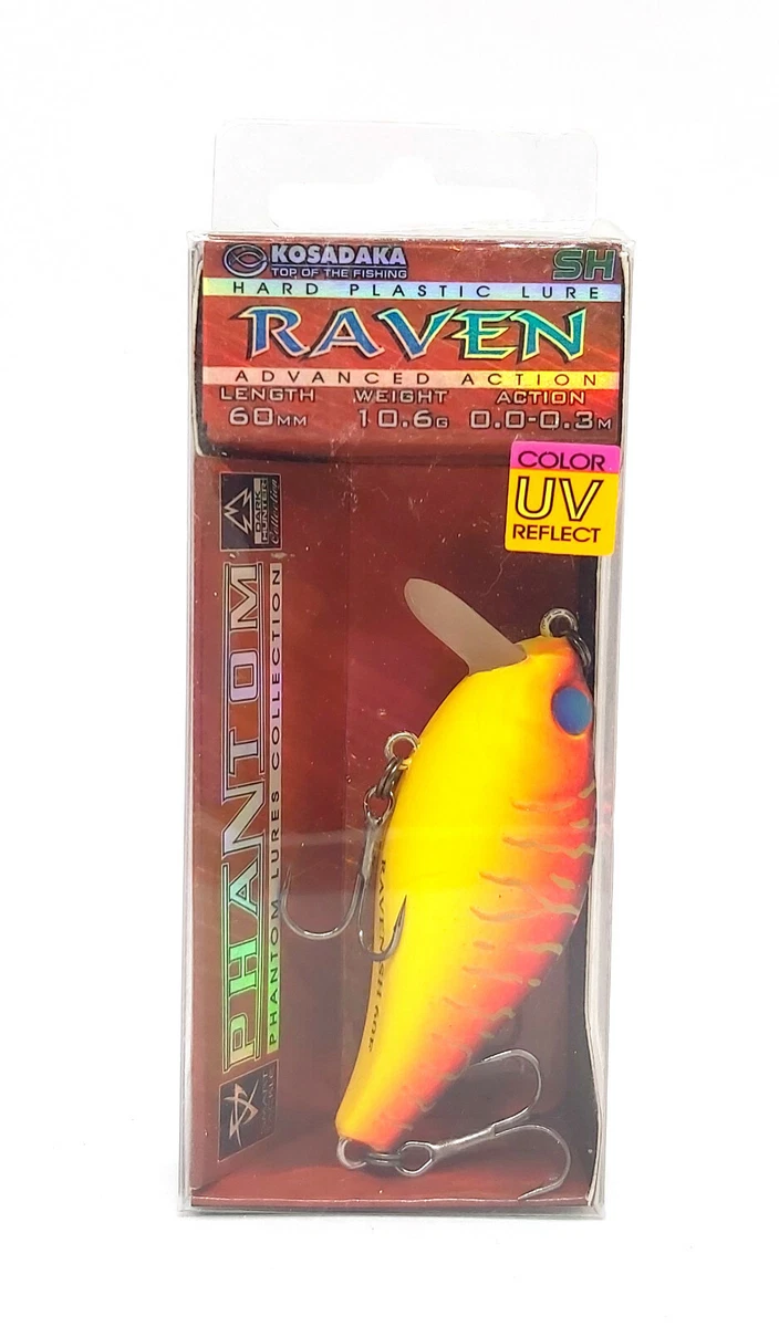 KOSADAKA PHANTOM RAVEN SH 60F FLOATING FISHING HARD CRANK BAIT LURE 60mm