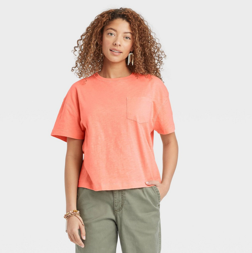Women's Short Sleeve Boxy T-Shirt 