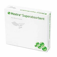 Mextra Superabsorbent Dressing 6'' x 8'' Box of 10