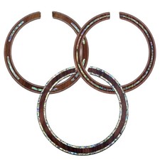 Acoustic Guitar Rosette Abalone Shell Rosewood Inlay Sound hole Luthier