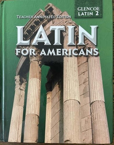Latin for Americans Teacher Annotated Edition Glencoe Latin 2 by B.L. Ullman - 第 1/2 張圖片