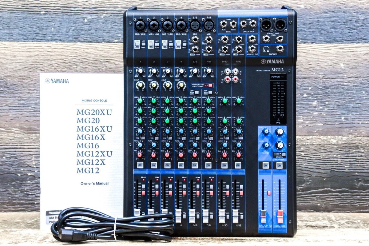 その他 YAMAHA MG12 Amazon.com: Yamaha MG12 12-Input 4-Bus Mixer : Musical
