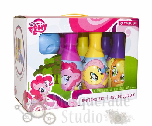My Little Pony Bowling Set Toy Gift Set Kids Indoor Outdoor Fun 6 Pins 1 Ball - Bild 2 von 3