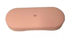 NEW Cosmopolitan Pink Hard Clamshell Eyeglasses Case With Spring Closure