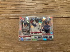 2020 Bowman Chrome Huff Ibanez Taveras Talent Pipeline Atomic Refractor 81/150 
