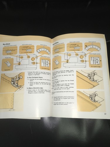 Original Sears Kenmore Sewing Machine Instruction Book Model 1457/14501 - Picture 9 of 11