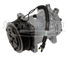 A/C Compressor for Sanden 4665 - International Kenworth Peterbilt - NEW