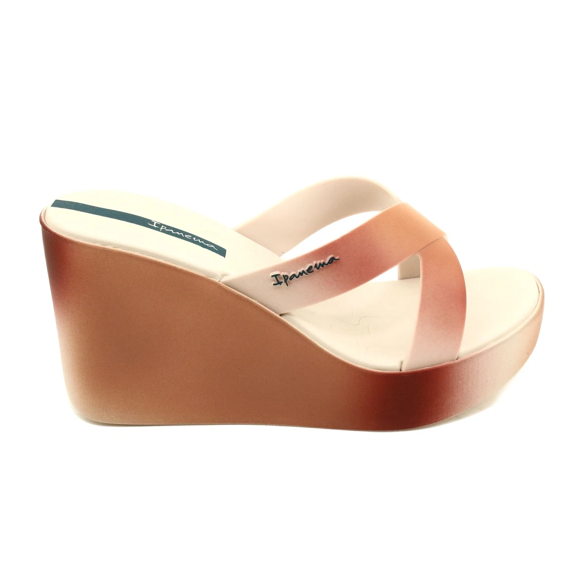 Wedge slippers Ipanema 83423 Colore Fem AI973 Beige Brown orange