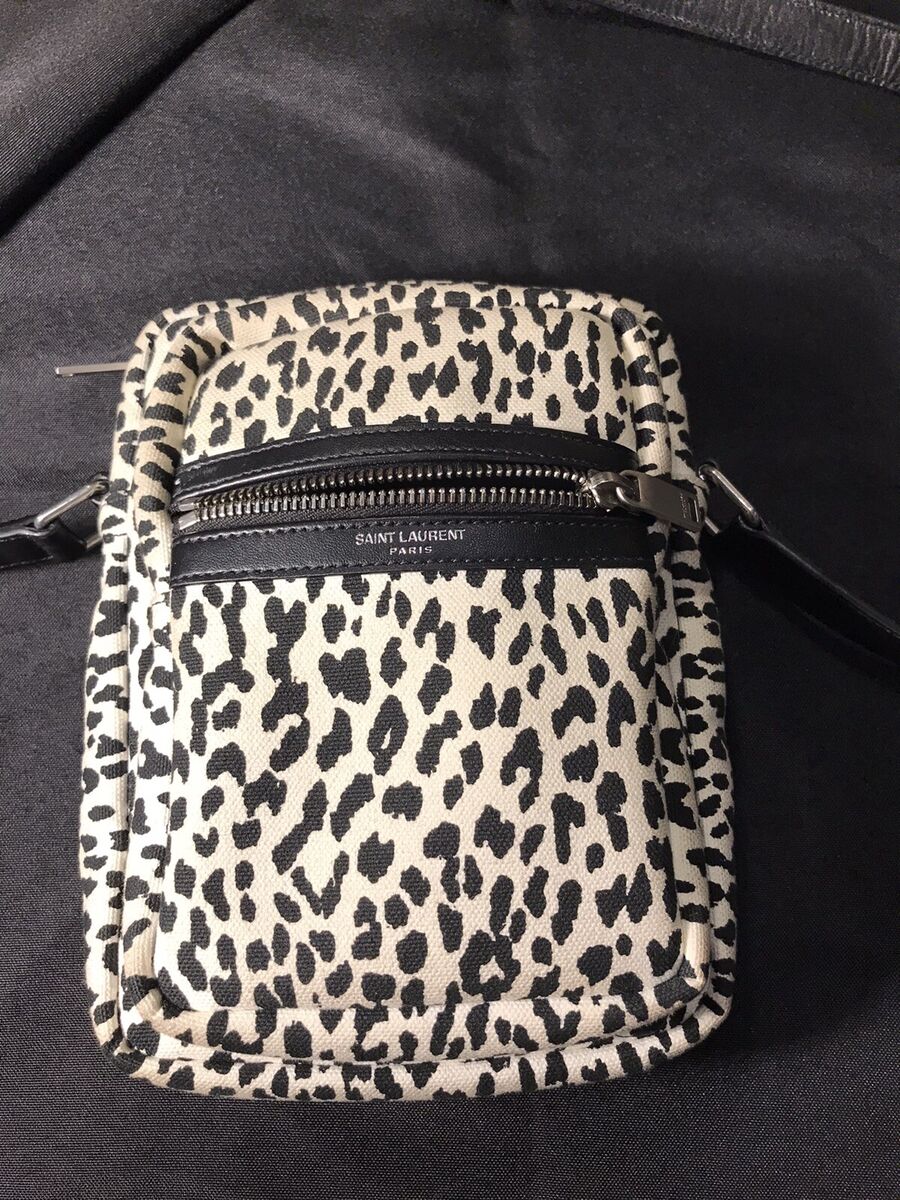 SAINT LAURENT YSL SID TIGER MESSENGER SHOULDER BAG SATCHEL SAINT LAURENT YSL SID TIGER MESSENGER SHOULDER BAG SATCHEL