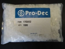 PRO DEC WHITE SQUARE DRIVE TAP CAPS 1703652 (QUANTITY 1000) MARINE BOAT