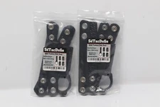 2 Packs SdTacDuGe Duty Belt Keeper with Metal D-Ring  Baton Holder for 2" Belt