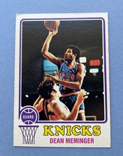1973-74 Topps Basketball Dean Meminger #93 New York Knicks