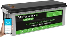 12V 200Ah Lithium LiFePO4 Battery, 200A BMS, for RV, Trolling Motor, Solar