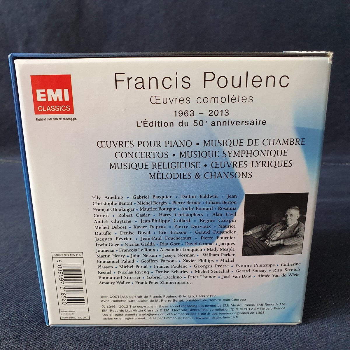 Francis Poulenc – Œuvres Complètes/Complete Works, 20 CD Francis Poulenc – Œuvres Complètes/Complete Works, 20 CD