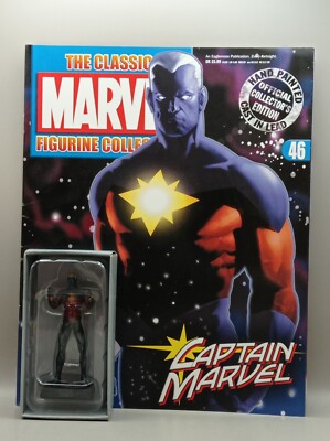 Figurine Marvel Captain Marvel Eaglemoss - Collection Officielle Comme Neuve