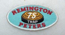 Vintage Remington Peters 75 Trap Shooting Embroidered Jacket Patch