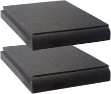 NEW VocalBeat Studio Acoustic Foam Isolation Pads For 6.5" - 8" Monitor Speakers
