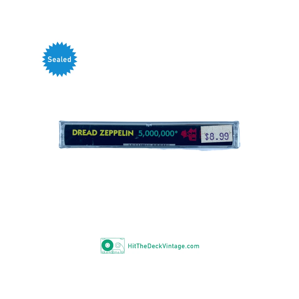 Dread Zeppelin - 5,000,000 Cassette Tape (1991) w/ Hype Reggae Rock SEALED - Image 3 of 3