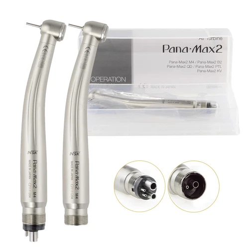 Dental High Speed Handpiece Pana Max2 Single Water Spray Ceramic Bearing B2 / M4 - Picture 1 of 21