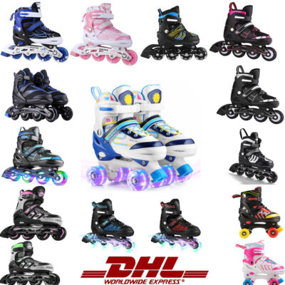 Inlineskates Erwachsene Inliner Skate Fitness Rollschuh Größenverstellbar