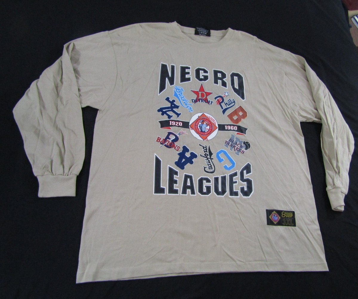 Vintage Negro Leagues Long-Sleeve T Shirt Rare Size 3XL - LAST ONE 