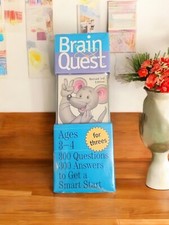Vintage Never Been Opened Brain Quest 3rd Edition Ages 3-4 Flash Cards