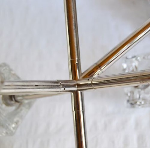 VINTAGE IKEA ISASA CHROME ICE CUBE CEILING LIGHT - FAB CONDITION! - Picture 5 of 5