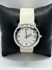 Marc by Marc Jacobs MBM1136 Women's White Leather Analog Dial Wrist Watch JNA682