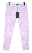 ARMANI JEANS Trousers Women's EU 40 Patterned Slim Fit Zipped Bottoms