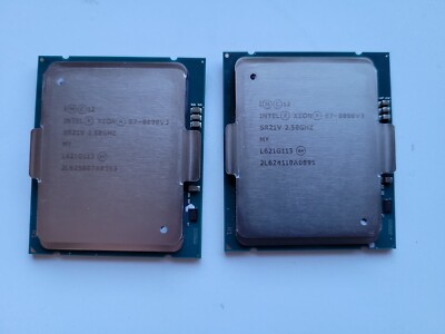 Matched Pair Intel Xeon E7-8890 v3 2.5GHz 18-Core 45MB Cache Processors -  SR21V