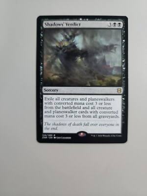 MTG Shadows' Verdict Zendikar Rising 124/280 Regular Rare | eBay MTG Shadows' Verdict Zendikar Rising 124/280 Regular Rare | eBay