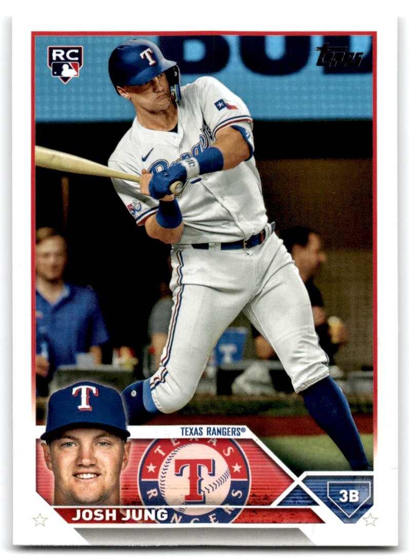 2023 TOPPS SERIES 2 JOSH JUNG RC TEXAS RANGERS #529