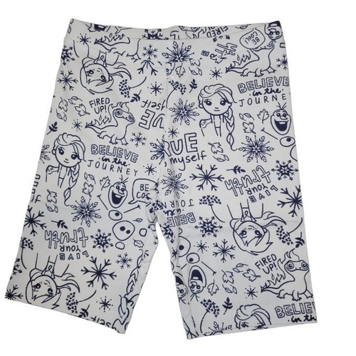 Spotted Zebra Girls Disney Multicolor Biker Shorts Size Medium New - Picture 2 of 12
