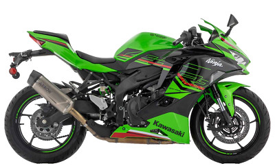 AUSPUFF ARROW INDY RACE EVO TITANIUM FÜR KAWASAKI ZX-4R / RR 24-25 ABE EURO5+