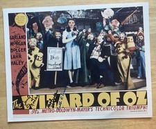 THE WIZARD OF OZ 4 MUNCHKIN HAND SIGNED AUTOGRAPH PHOTO 8 X 10 WITH ~COA