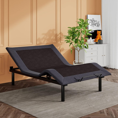 Ergonomic Electric Adjustable Bed Frame with Wireless Remote Control, Full Size