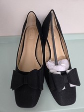 Cato Comfort Black Pumps With Bow Size 9.5